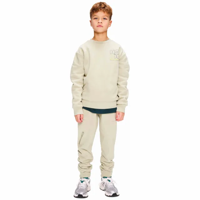 Retour Jeans sweater met backprint - lichtgroen