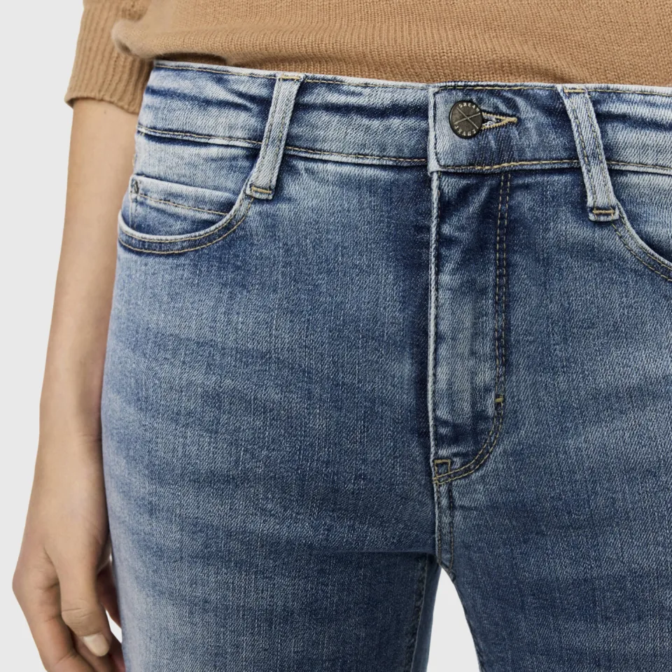 MAC wide leg jeans lichtblauw, foto 8
