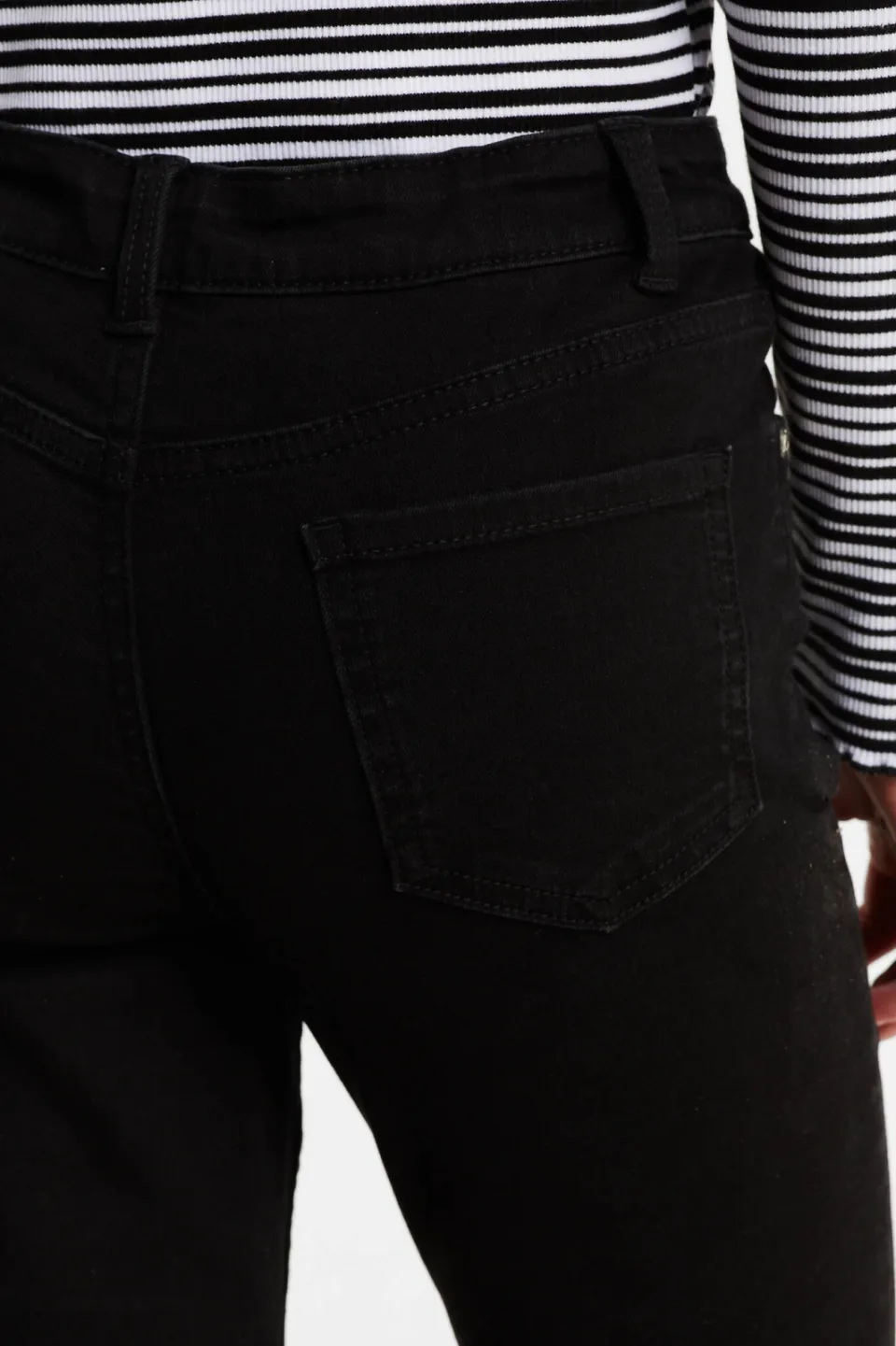 Anytime flared jeans zwart, foto 5