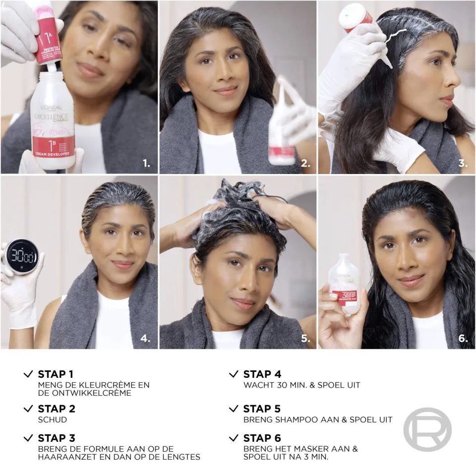 L'oréal Excellence Crème haarkleuring 5.02 boeiende brunette, foto 6
