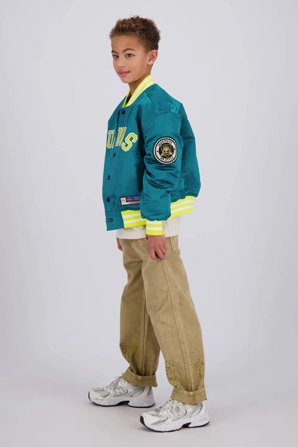 Vingino Toshi bomberjack groen/geel, foto 8