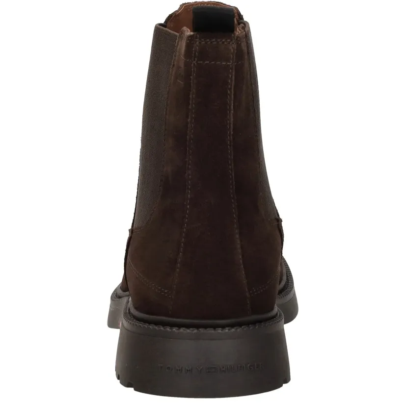 Tommy Hilfiger Corporate Casual Suede Chelsea chelseaboots bruin, foto 8