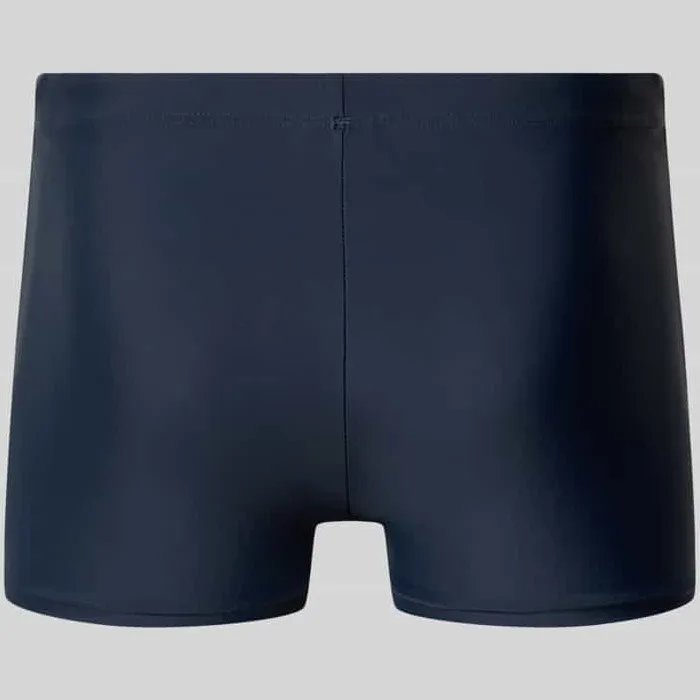 Schiesser slim fit zwembroek met elastische band blauw, foto 3