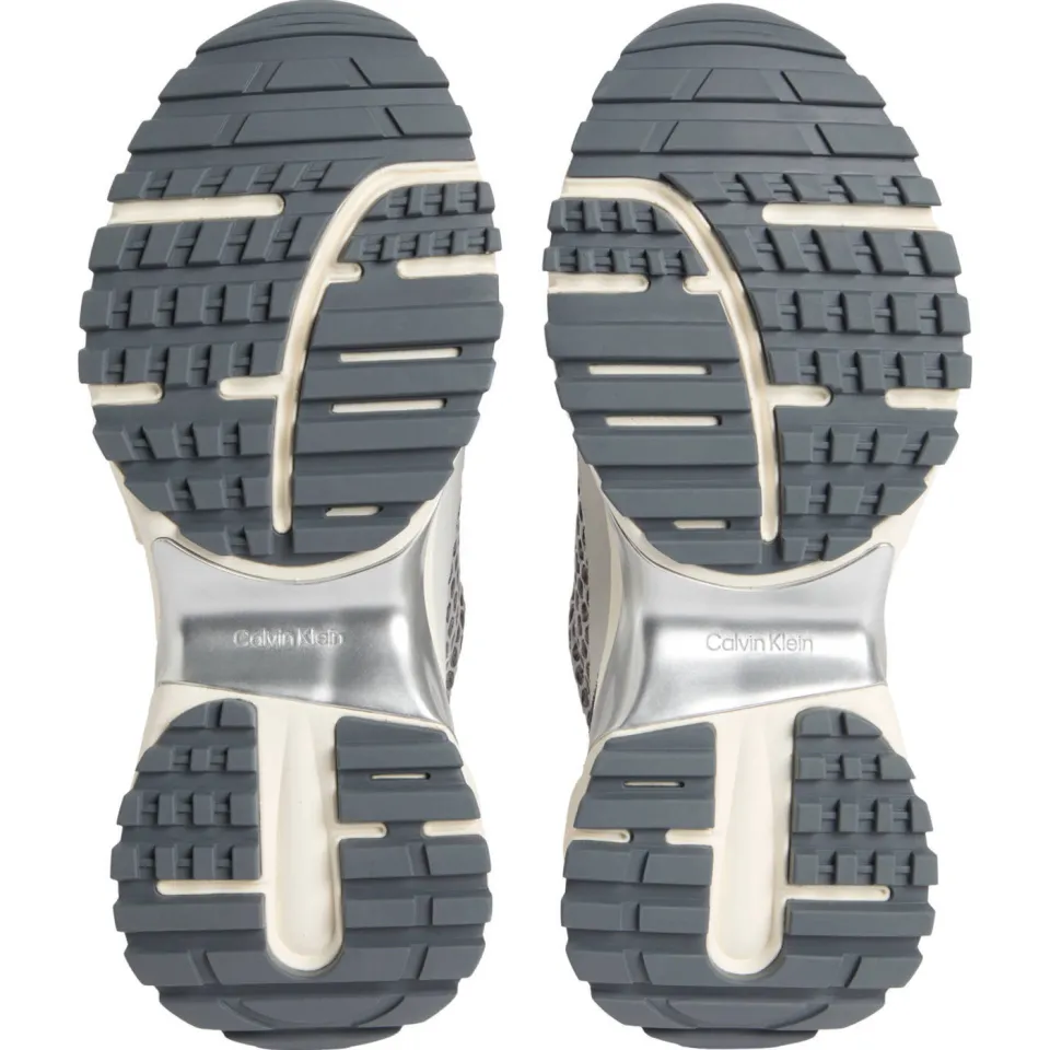 Calvin Klein sneakers zilver/taupe, foto 4