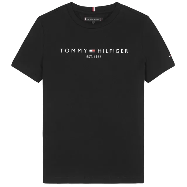 Tommy Hilfiger essential t-shirt zwart, foto 2