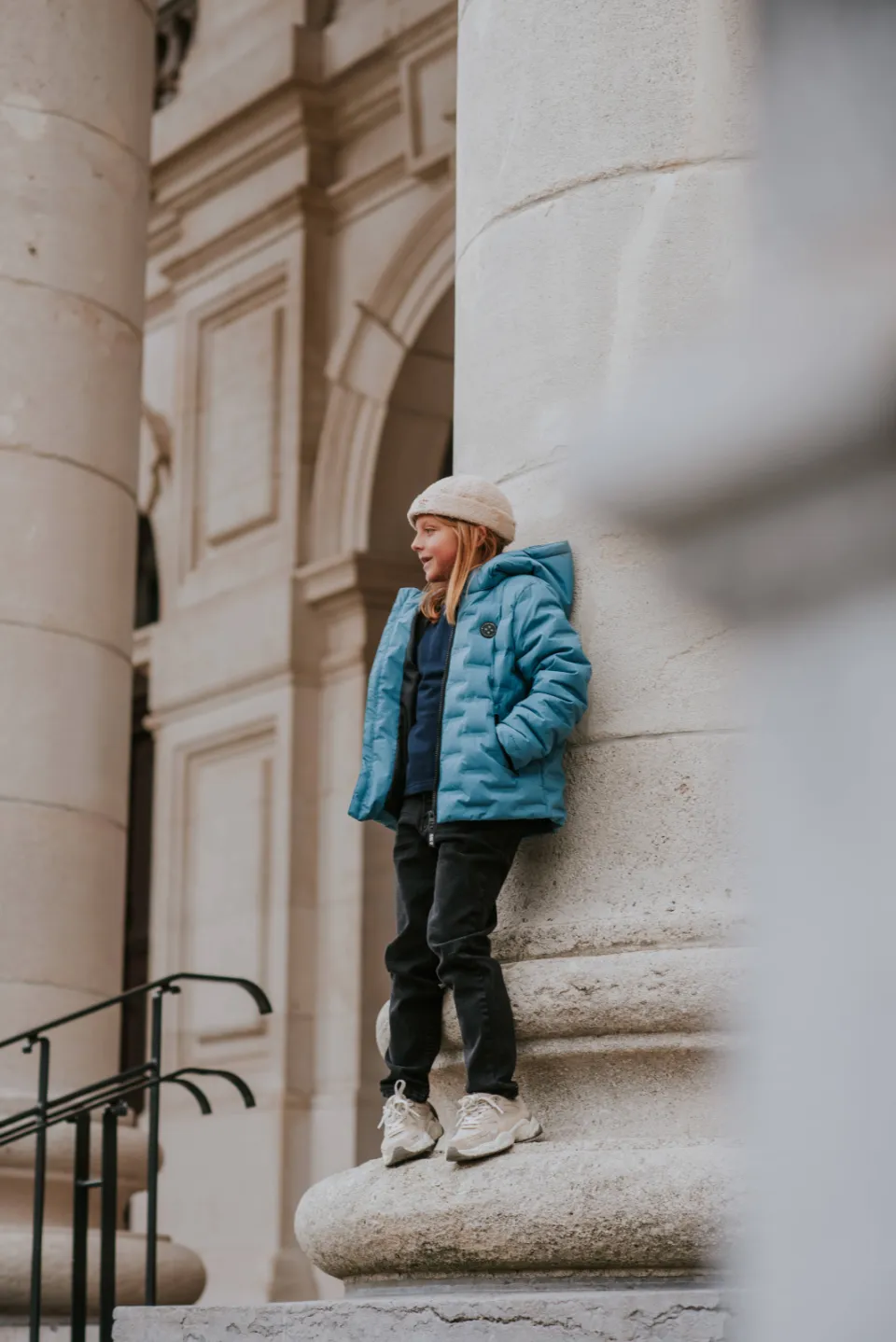No Way Monday winterjas blauw, foto 7