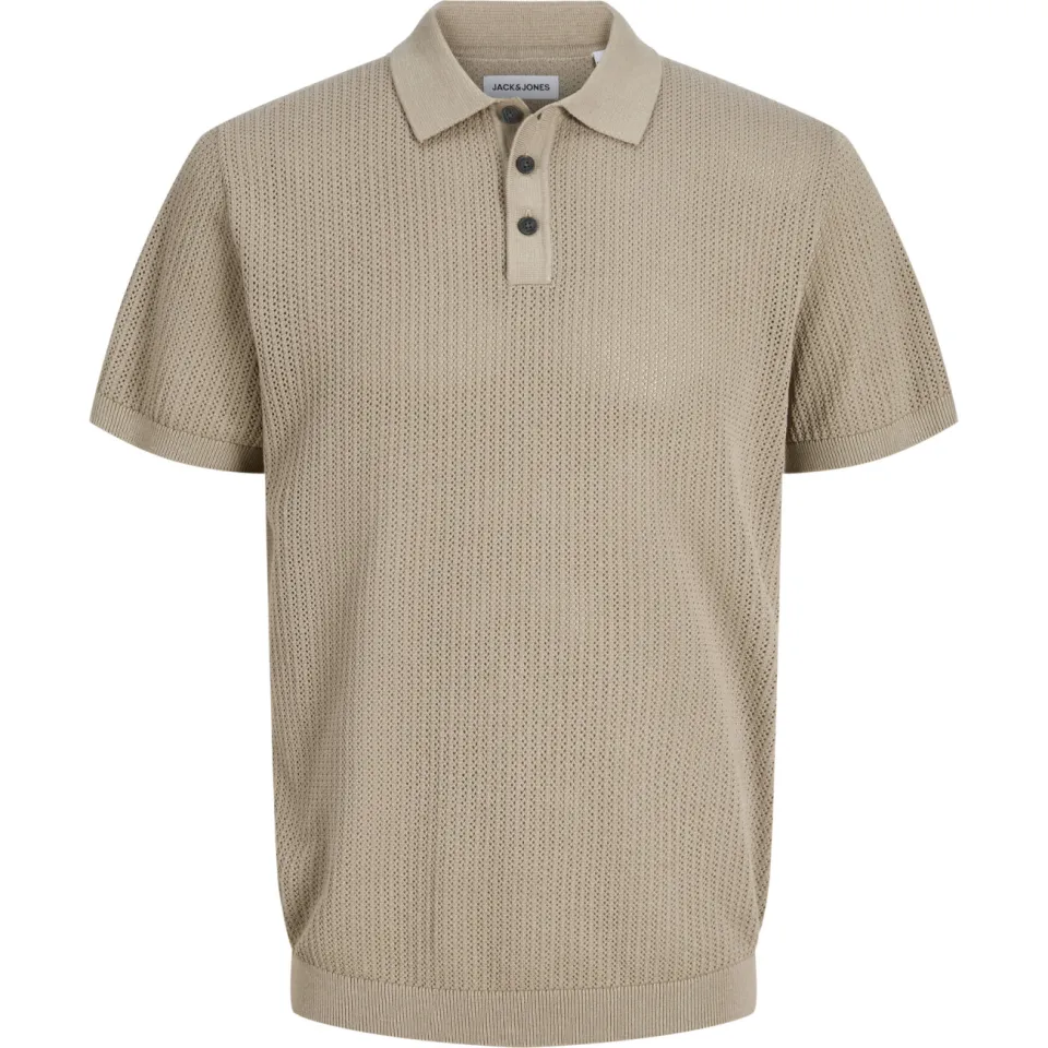 Jack & Jones JUNIOR polo zand fijn gebreid, foto 2