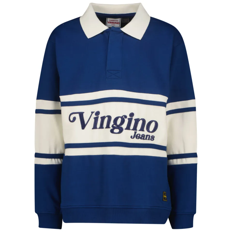 Vingino longsleeve blauw wit, foto 2
