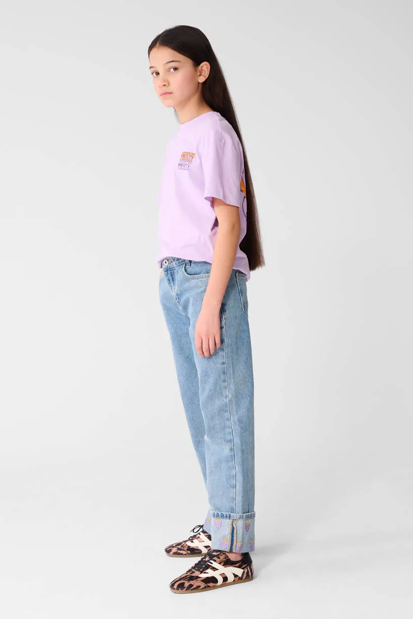 Shoeby T-shirt met backprint lila, foto 7