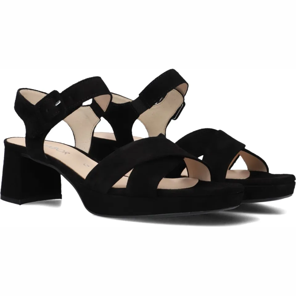Gabor Sandalen 953 Zwart, foto 3