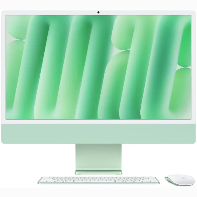 Apple iMac 24 (2024) M4 (10 core CPU/10 core GPU) 16GB/256GB All-in-one PC Groen