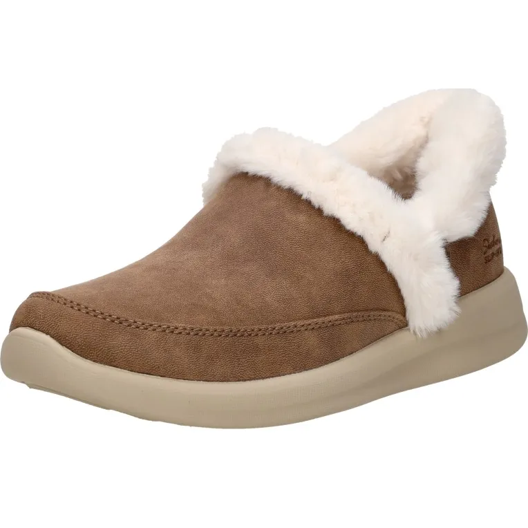 Skechers Slip-ins Cozy Escape pantoffel cognac, foto 4