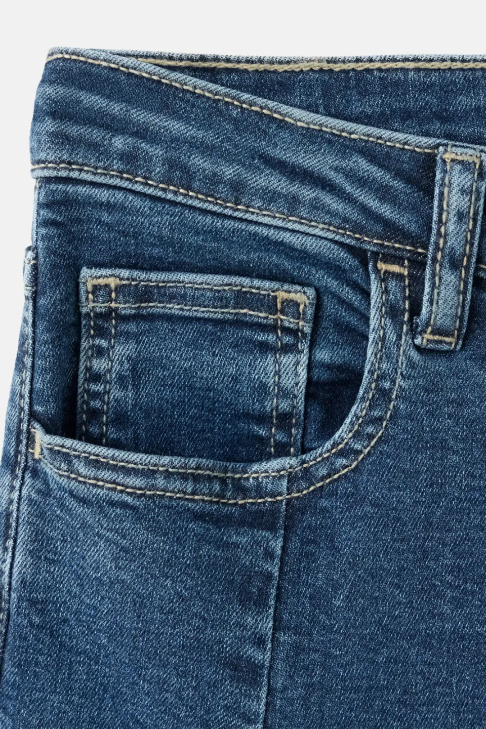 Mango TEEN wide leg jeans - changeant blauw, foto 7