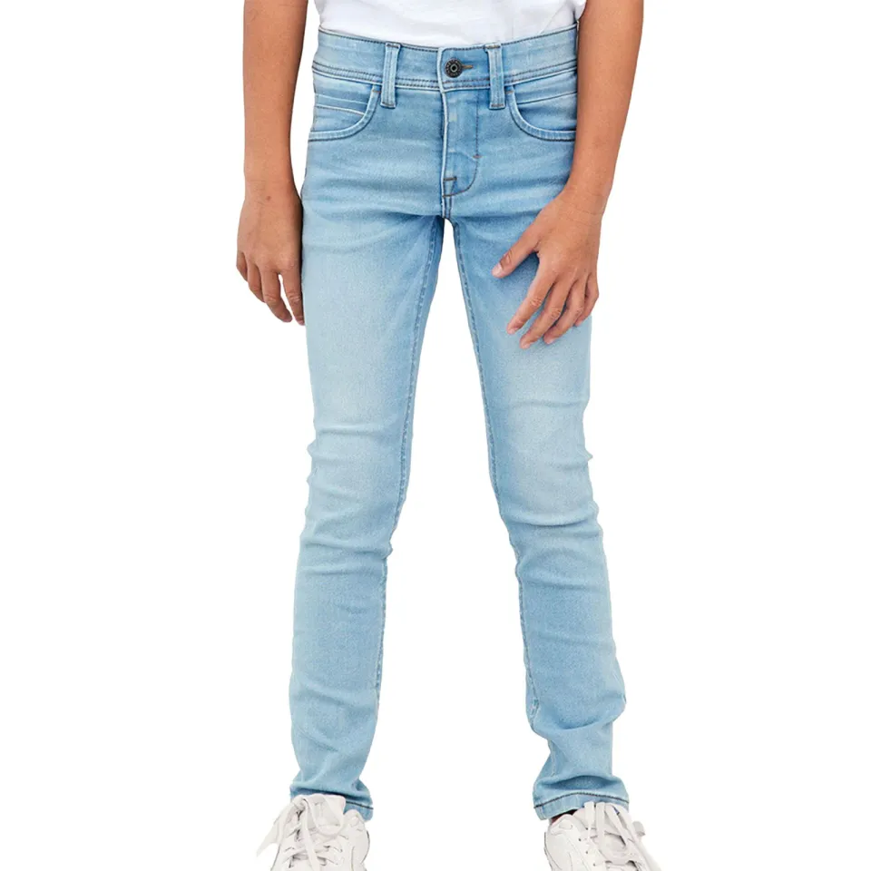NAME IT KIDS slim fit jeans NKMSILAS light denim, foto 4