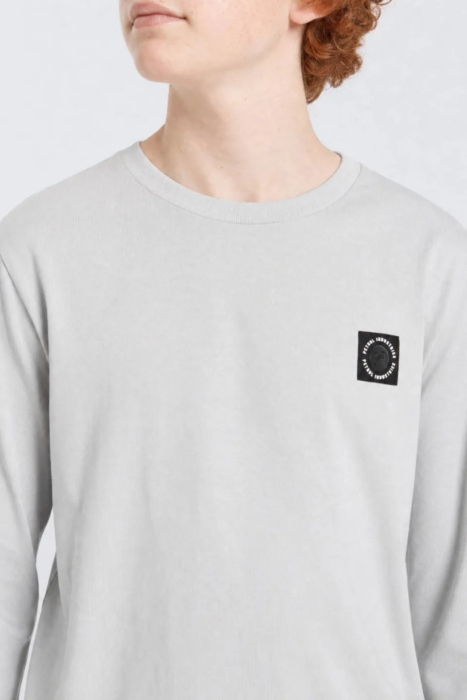 Petrol Industries longsleeve met logo lichtgrijs, foto 6