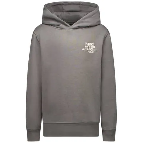 Cars hoodie met backprint - antraciet Sweater Grijs Backprint