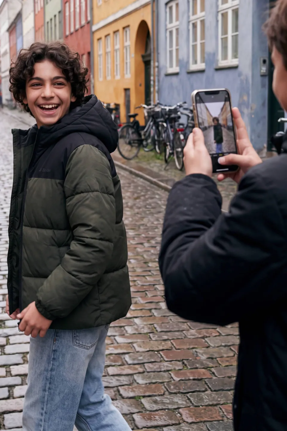 Jack & Jones pufferjas groen zwart, foto 6