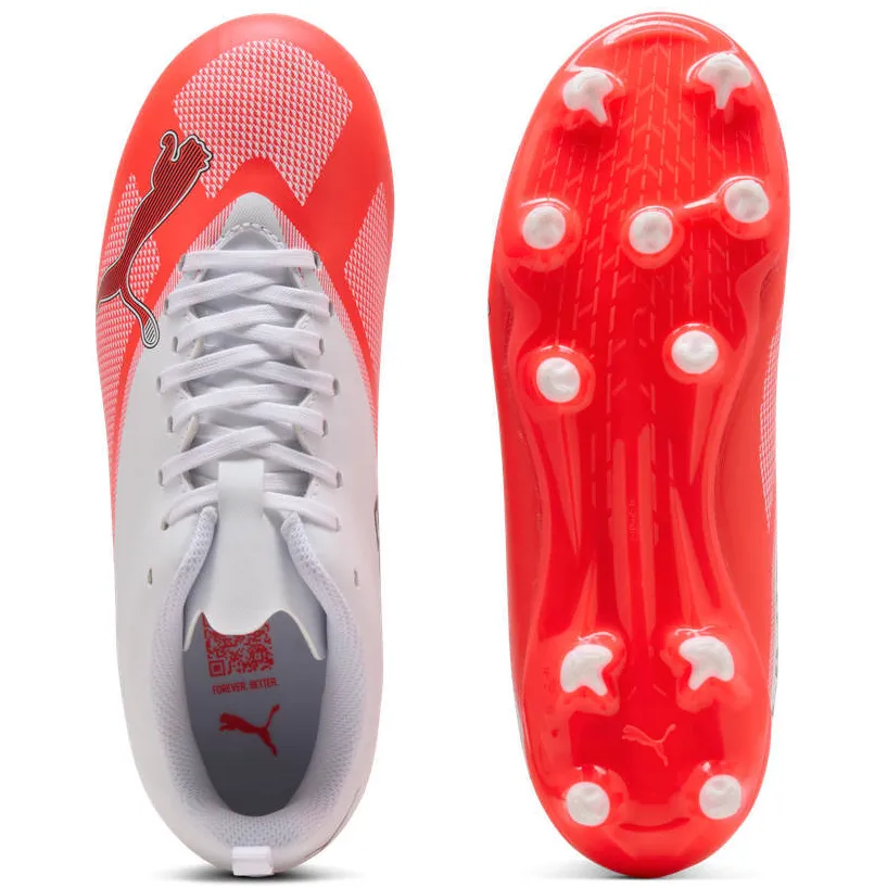 Puma Ultra 7 Play FG/AG junior voetbalschoenen - rood/wit, foto 6