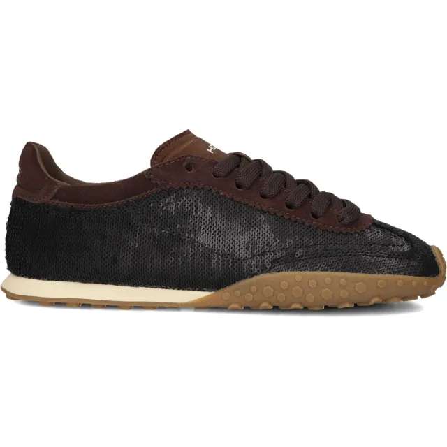 THE HOFF BRAND Dames Sneakers Bridge Sequins - Bruin
