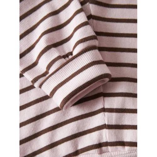 NAME IT BABY gestreepte babybroek roze, foto 5