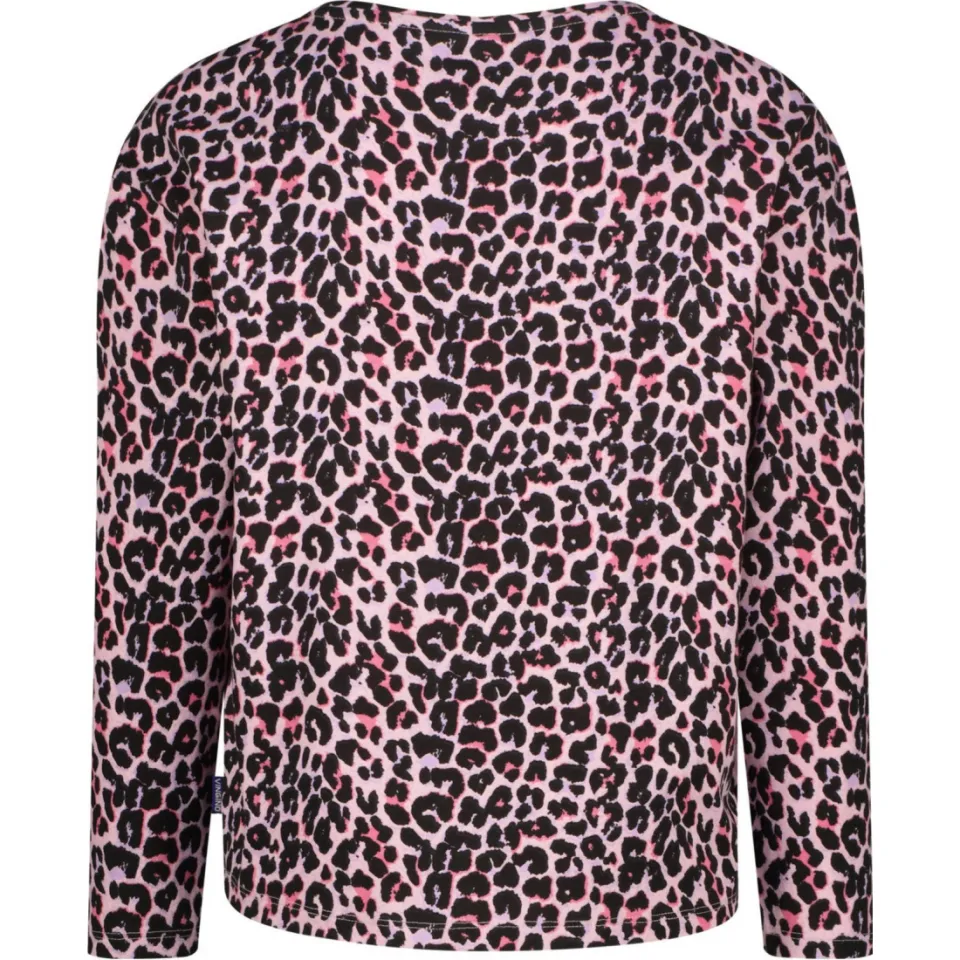 Vingino Widya pyjama met panterprint roze zwart, foto 5