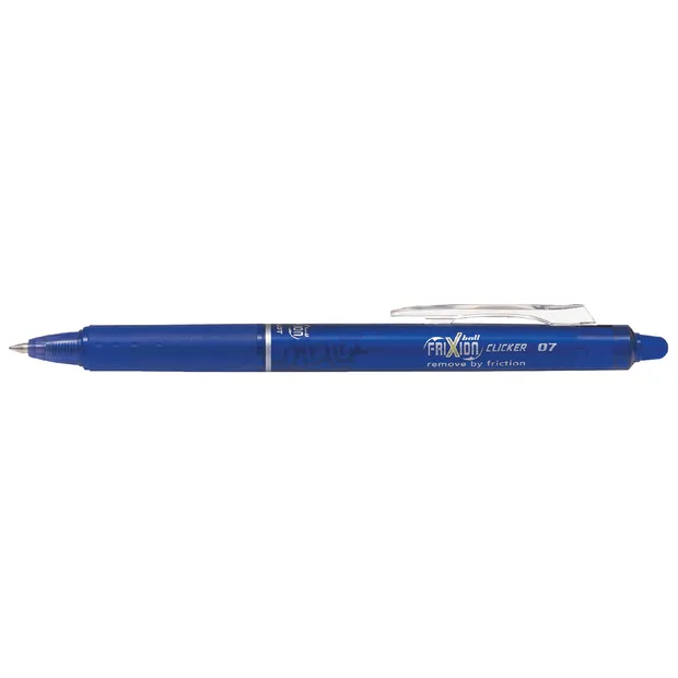 Rollerpen pilot frixion clicker medium blauw