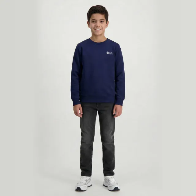 Cars oversized sweater met backprint - marineblauw
