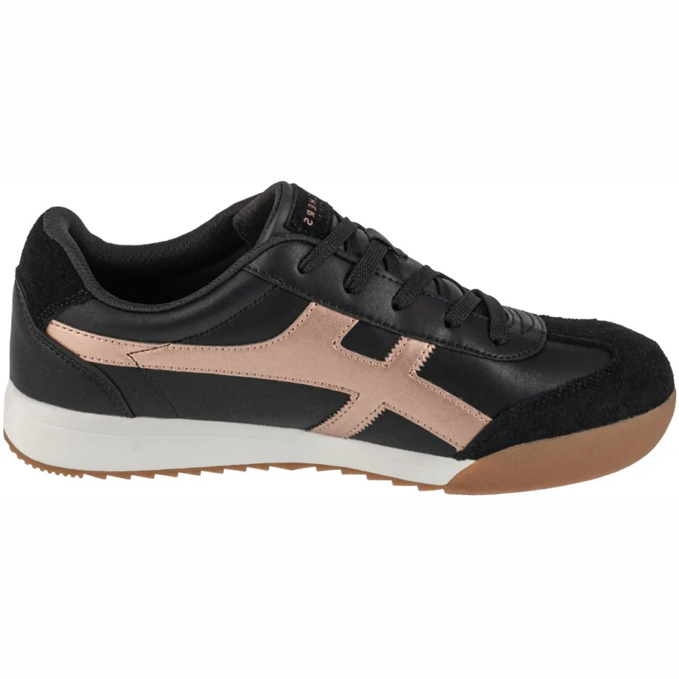 Skechers Zinger Metallic Roads lage sneakers zwart
