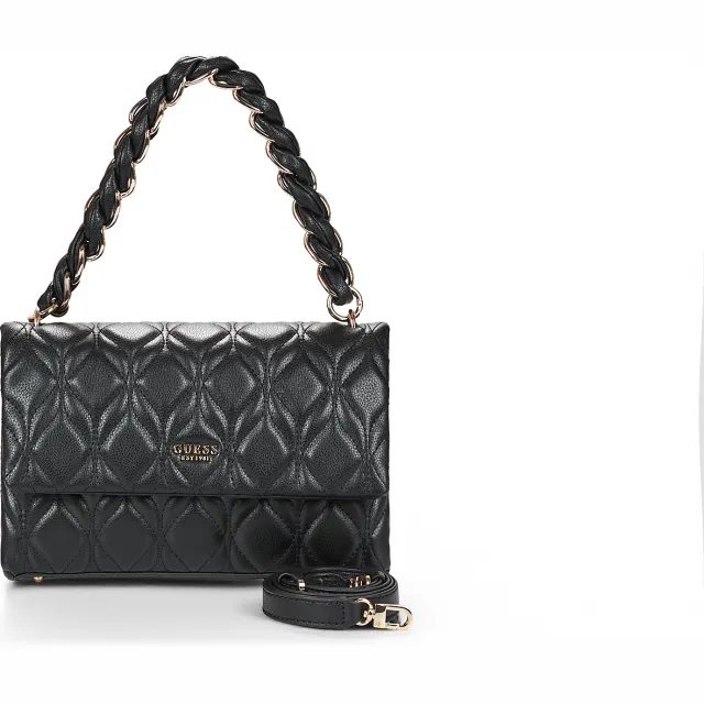 Guess Schoudertas Guess MAXINE FLAP CROSSBODY Zwart