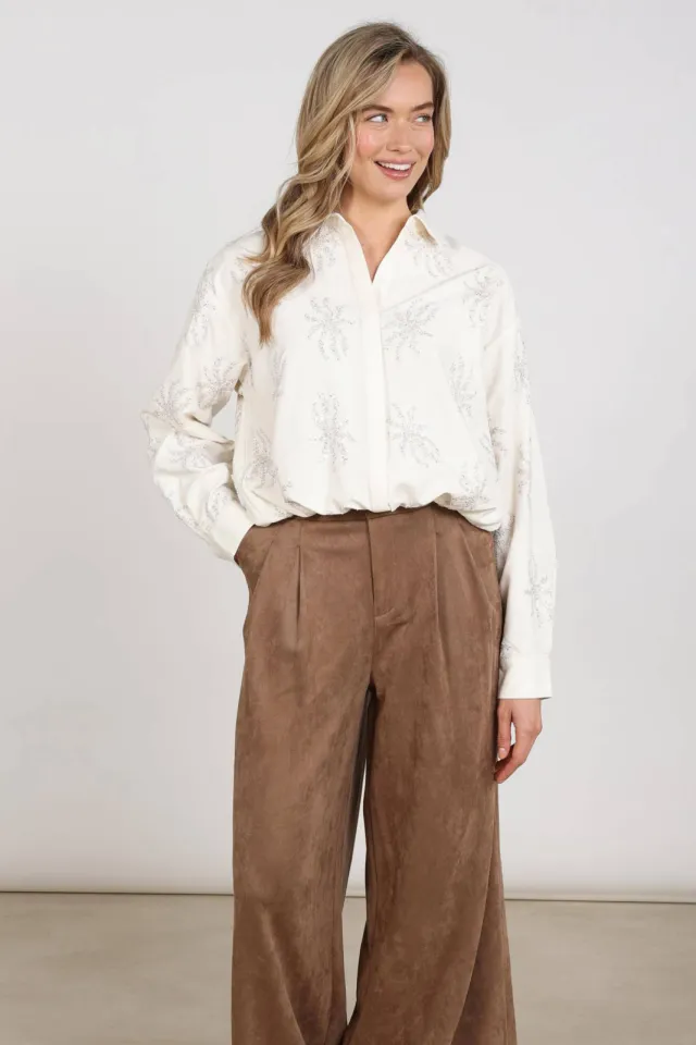 NUKUS Aster blouse ecru