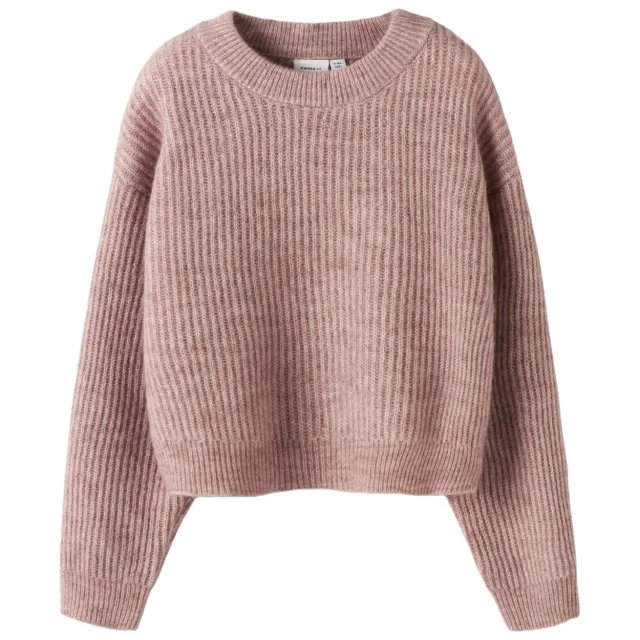 NAME IT KIDS trui lila grof gebreid Mauve