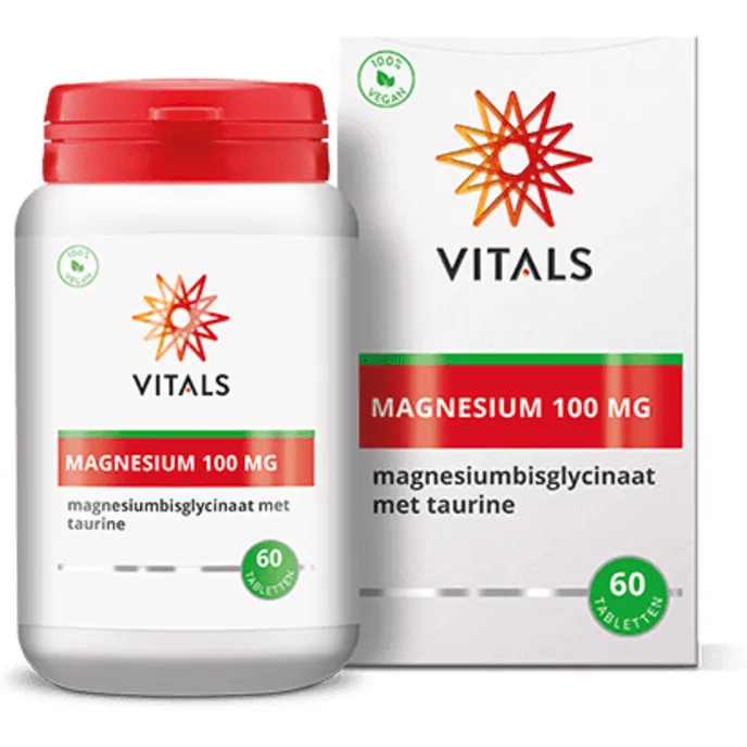 Vitals Magnesium bisglycinaat 100 mg tabletten, foto 3