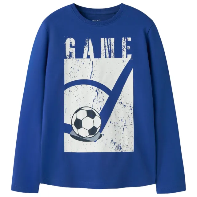 NAME IT longsleeve blauw Kobaltblauw
