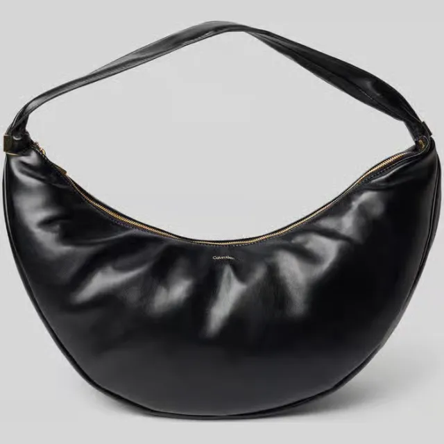 Calvin Klein Pinched Soft Crescent handtas zwart, foto 2