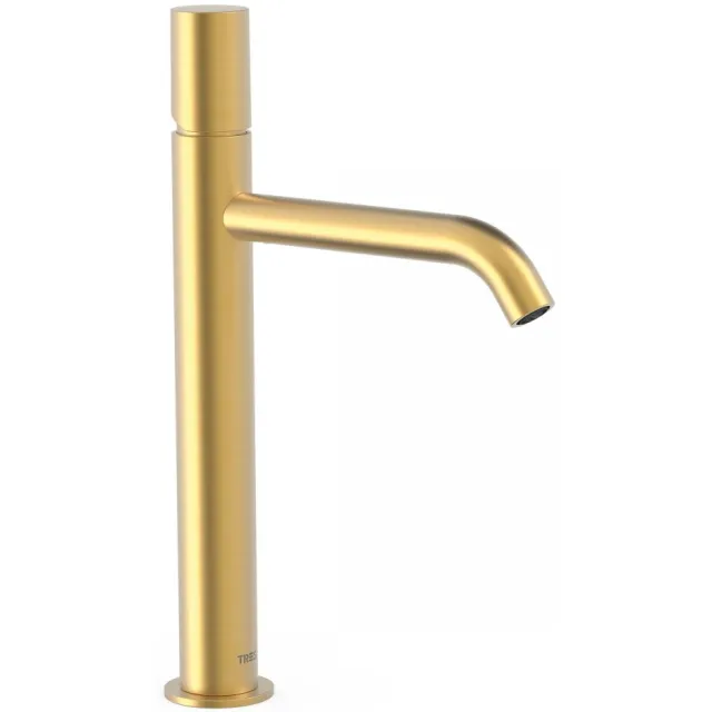 Tres Study Exclusive wastafelmengkraan 1-knop rond mat goud