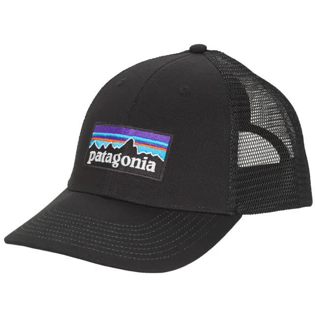 Patagonia P-6 Logo LoPro trucker pet zwart