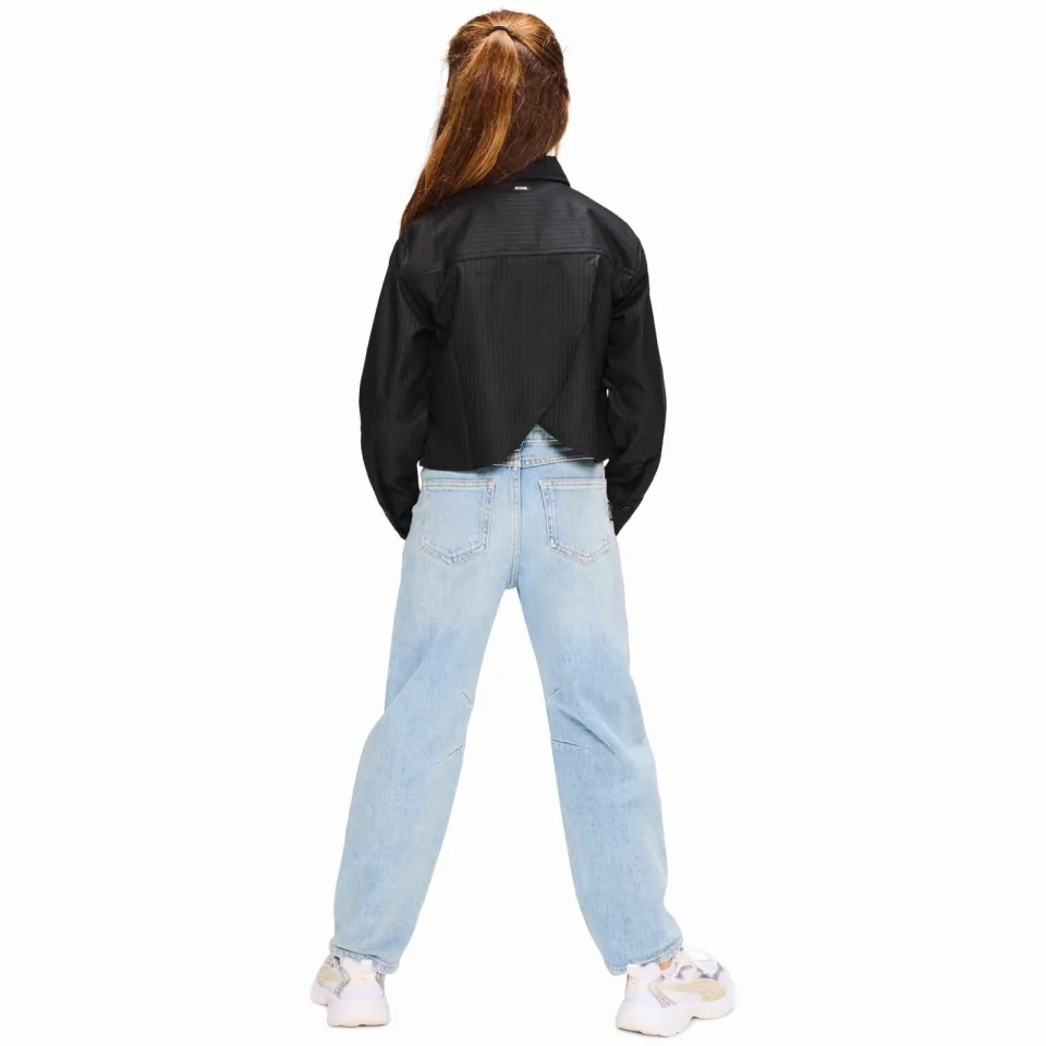 Retour Jeans Jane gestreepte jas zwart, foto 4