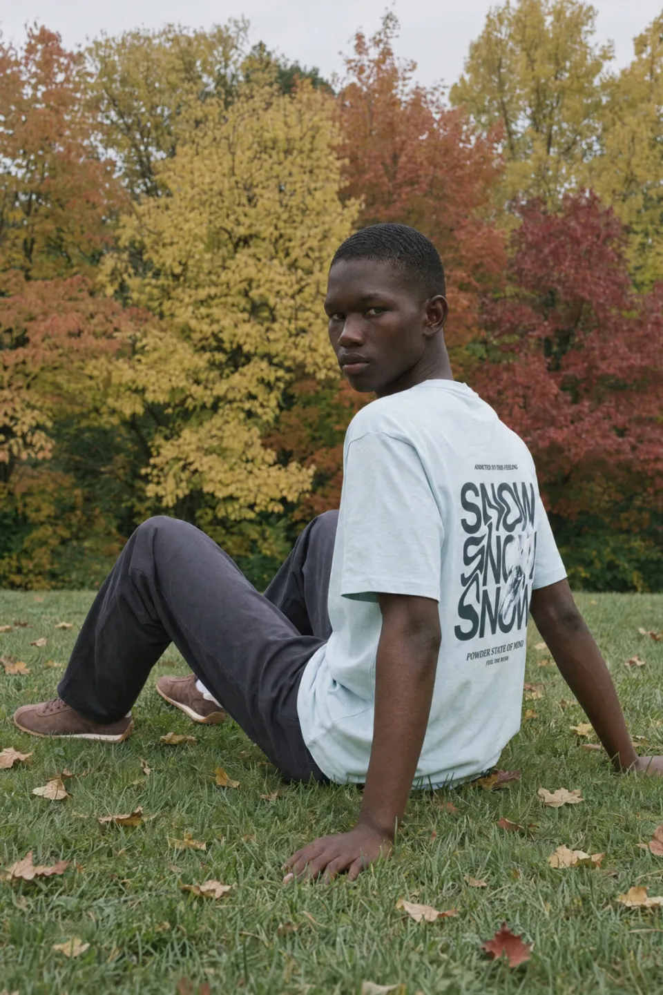 Mango TEEN T-shirt met backprint - lichtblauw, foto 3