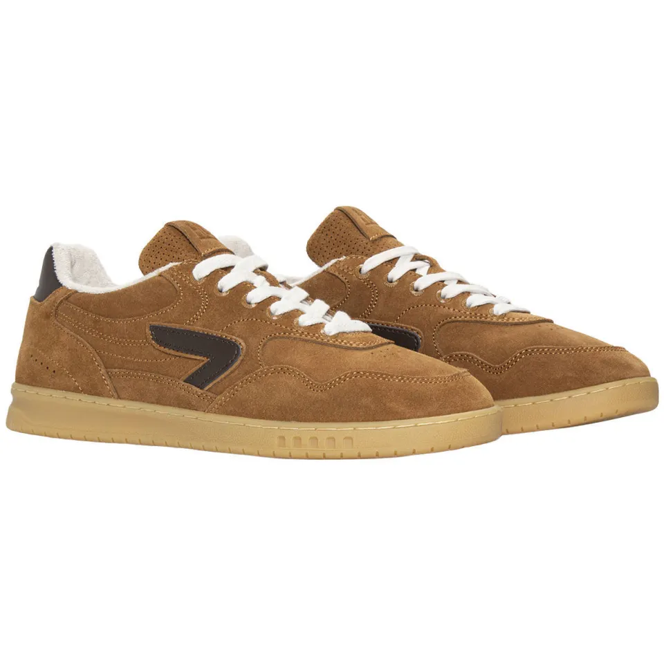 Hub suede sneaker meerkleurig cognac, foto 4