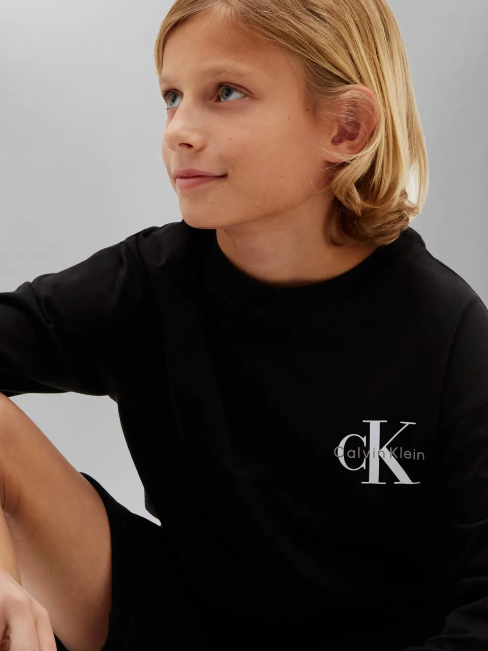 Calvin Klein longsleeve met logo zwart, foto 5