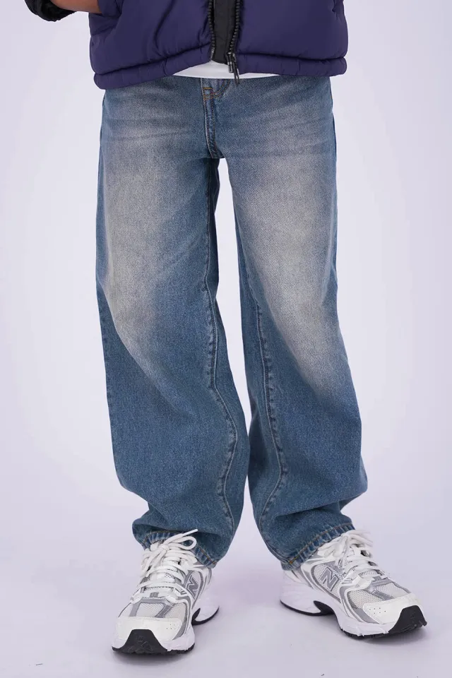 Vingino Kent baggy jeans - medium blue denim, foto 4