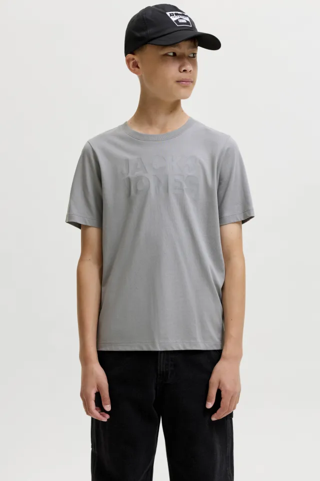 Jack & Jones T-shirt met logo grijs