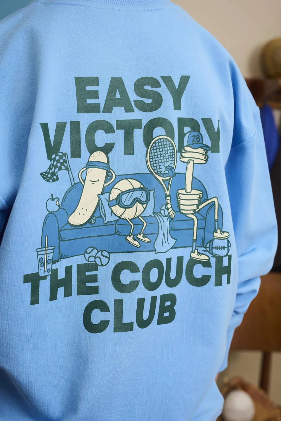 Z8 kids sweater Meyer met backprint blauw, foto 6