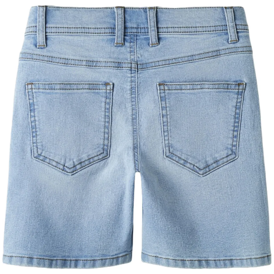 NAME IT KIDS straight denim short lichtblauw, foto 2