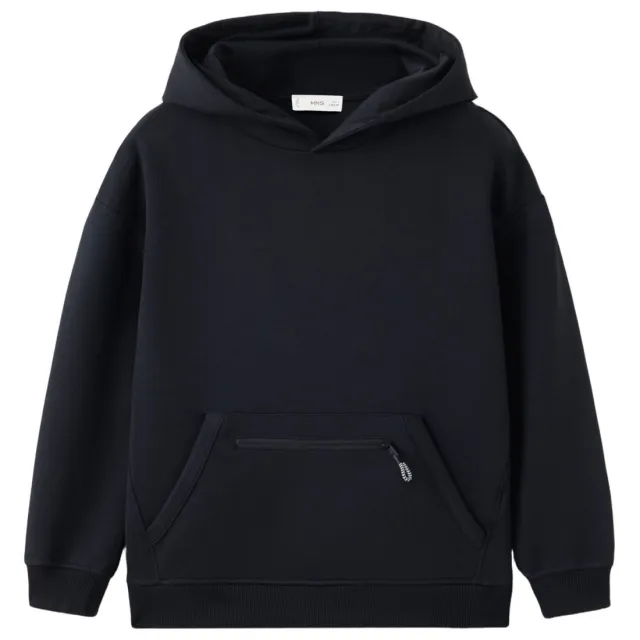 Mango Kids hoodie - zwart