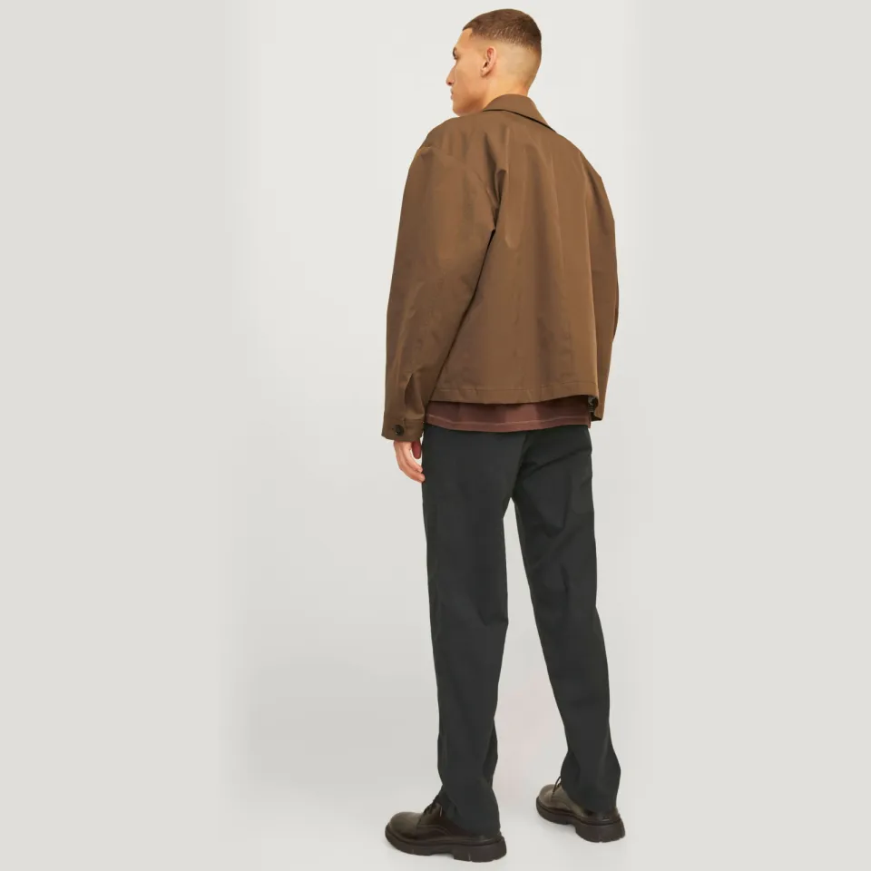 Jack & Jones relaxed fit chino zwart, foto 3