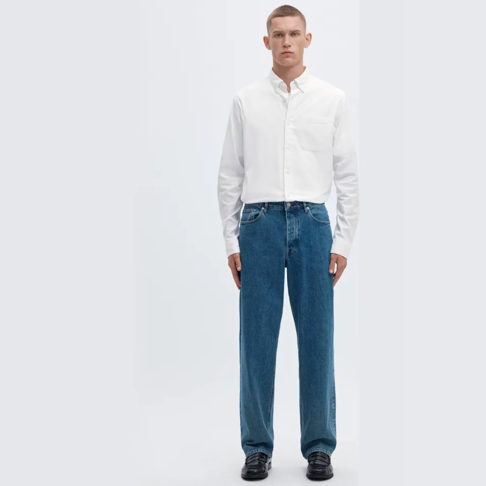 Selected regular fit overhemd SLHREGRICK-OX met katoen wit, foto 3