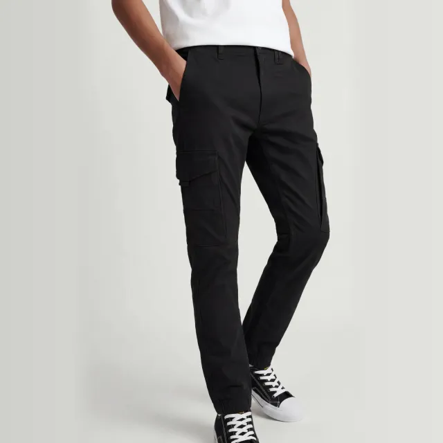 Jack & Jones Paul Flake cargobroek zwart, foto 4