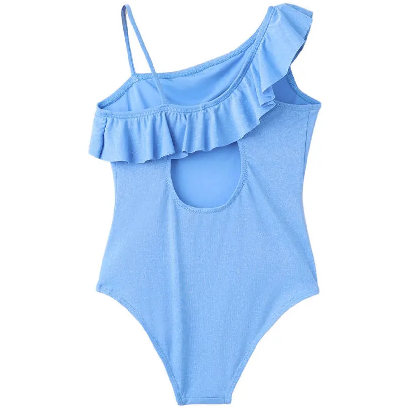 Mango Kids one shoulder badpak blauw, foto 3