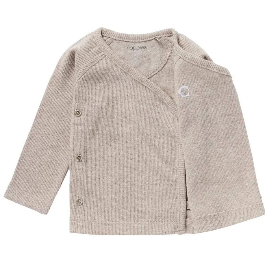 Noppies gemêleerde longsleeve Nanyuki taupe, foto 3